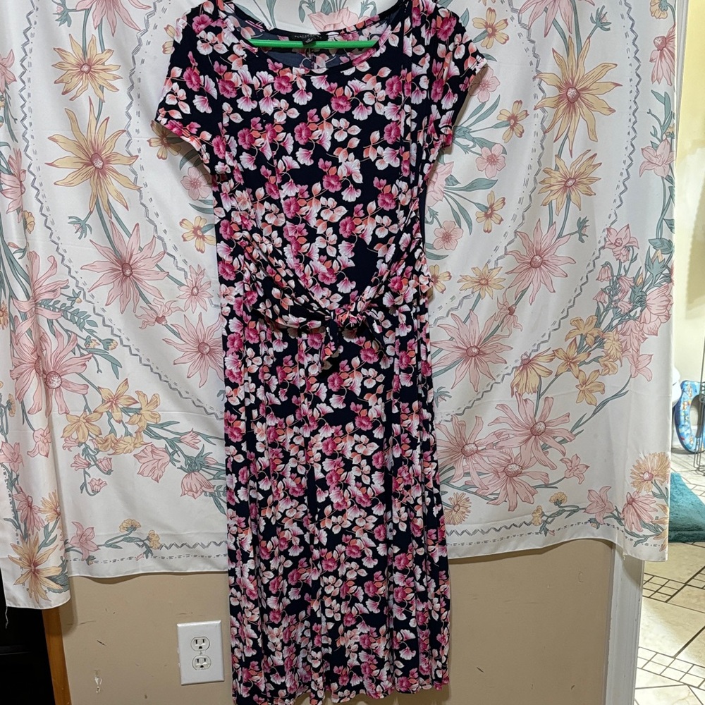 Perceptions Floral Print Women's Dress M
